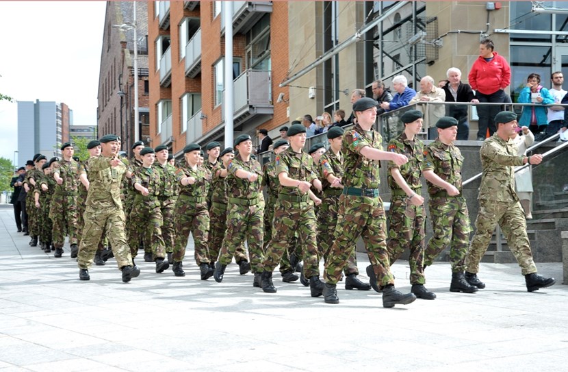 Rifles Regiment take to the streets of Leeds: dsc-0252.jpg