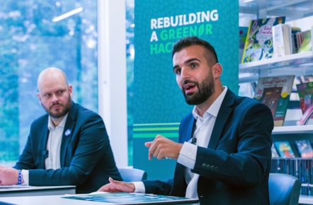 Mayor Philip Glanville and Cabinet Member for Energy, Waste, Transport and Public Realm Cllr Mete Coban