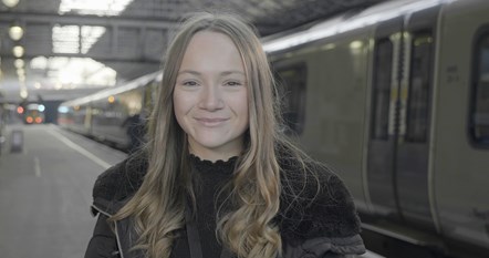 Shannon Pilkington, apprentice at TransPennine Express