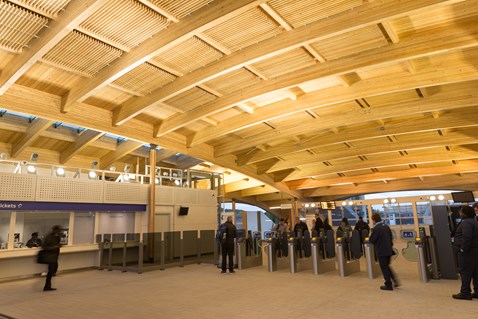 Abbey Wood s new station building opens 22 October 2017 291641