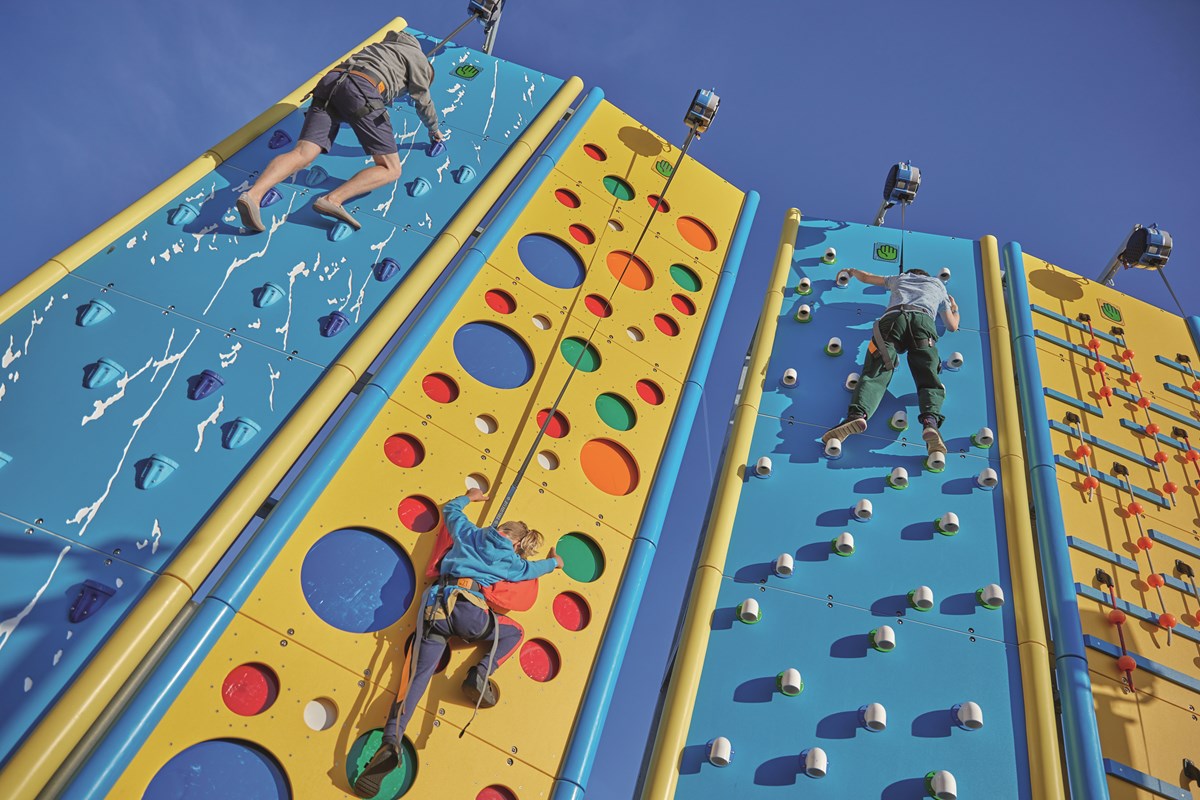 Climbing Wall at Allhallows