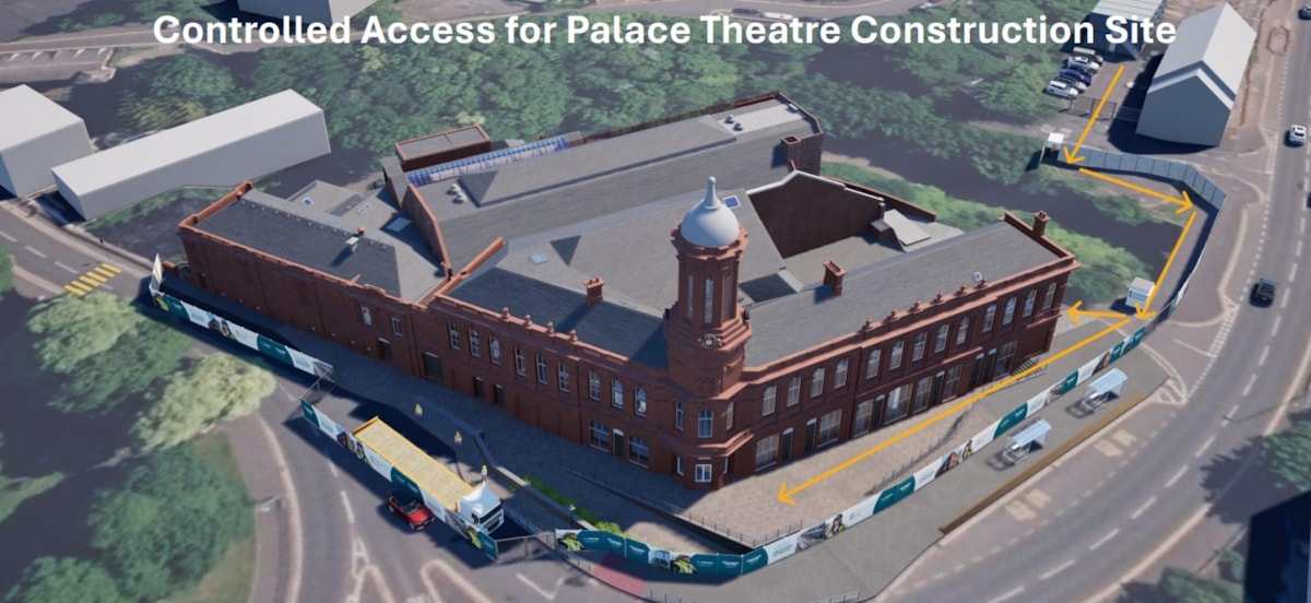 palace controlled access illustraton