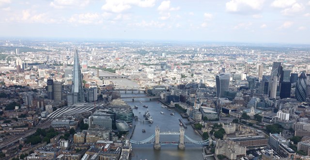 London Bridge: London Bridge aerial view - July 2017