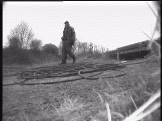 Cable thief caught on camera at Ardsley, Leeds: The CCTV helped police to identify the individual for further investigation.  He was jailed for two years in August 2010