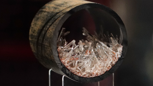 Anthropocene mineral display