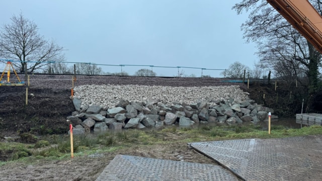 Train services resume following landslip repairs in Axminster and Lymington: Axminster landslip rectification