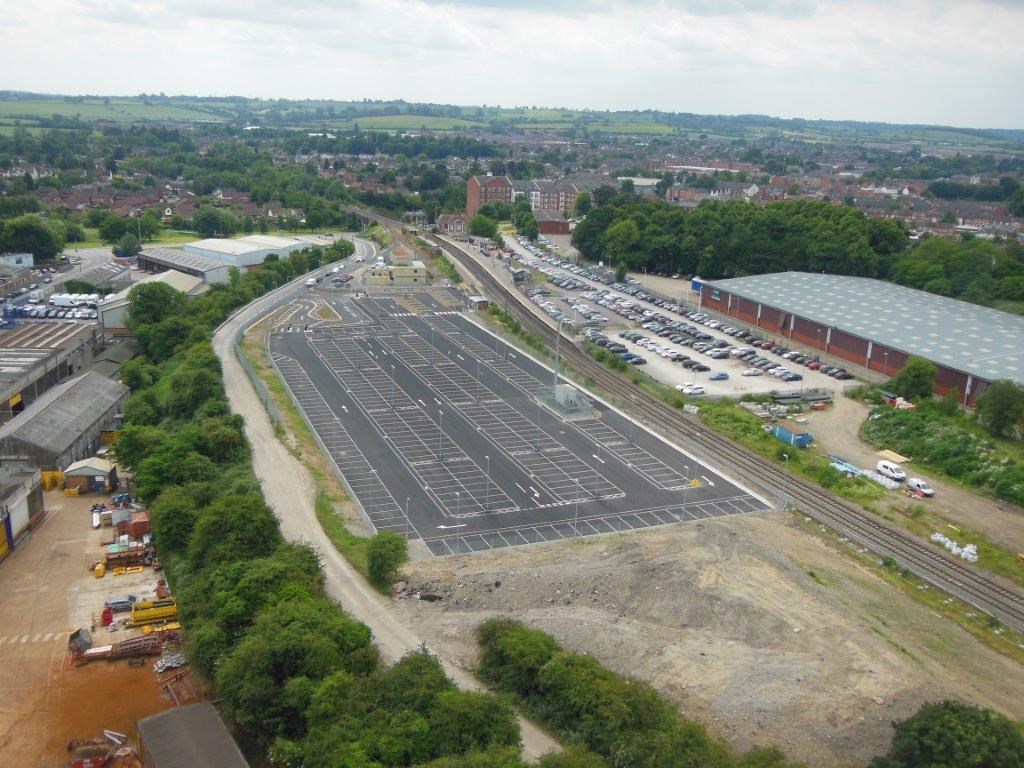 New car park opens for station users as £53million investment in railway in Market Harborough continues: New car park opens for station users as £53million investment in railway in Market Harborough continues