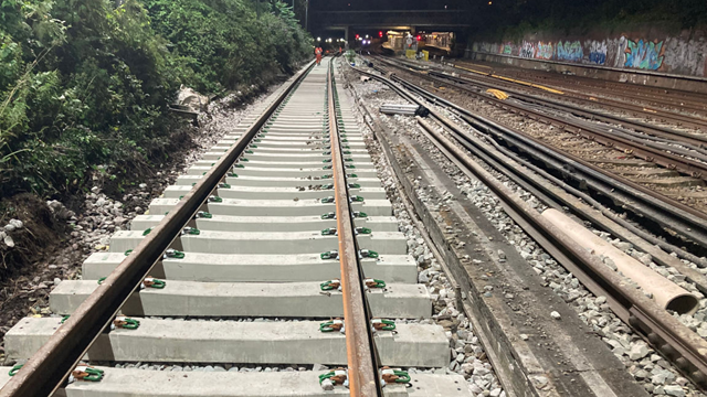 Network Rail completes reliability upgrades at busy railway junction which serves passengers travelling in and out of London Bridge: New Cross track-2