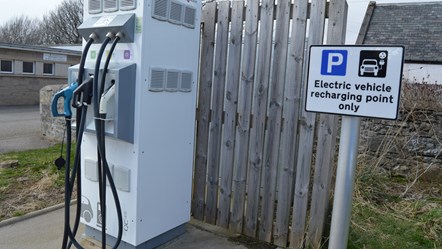 Electric vehicle charging point