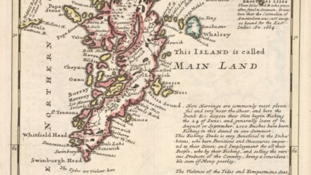 The Islands of Shetland by Herman Moll, published 1745
