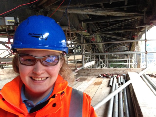 Network Rail calls for more women to consider engineering careers in Wales on National Women in Engineering Day: Network Rail assistant asset engineer Louise Bungay
