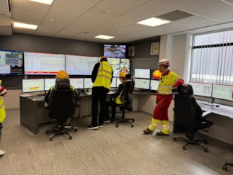 FDM apprentices BBM control room