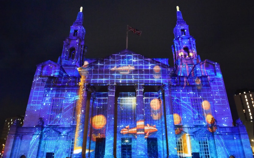 Return of city's Light Night will be talk of the town as it moves into half term: Light Night 2025 - Portals: The Machine of Worlds by Ocuba