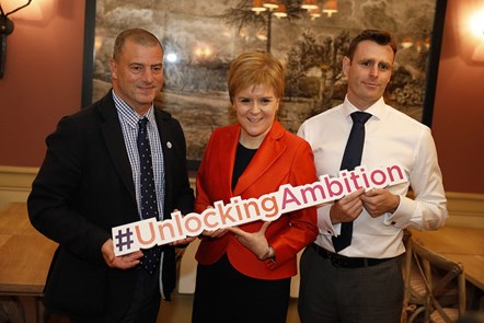 Unlocking Ambition launch Steve Dunlop FM Scott Weir OFFICIAL