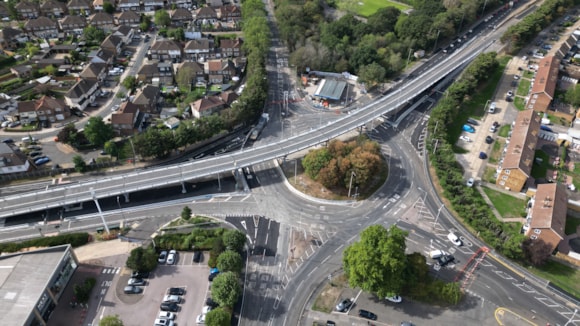 Gallows Corner flyover fully reopens to traffic following major refurbishment work: TfL Image - Gallows Corner works complete-3