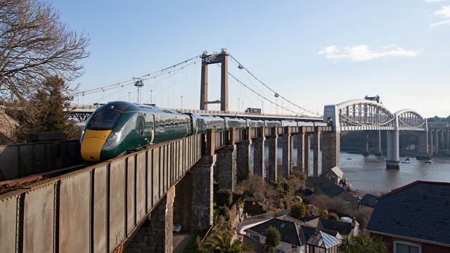 £6.5m railway investment set to begin in Penzance: 802101 Saltash - credit Antony Christie web