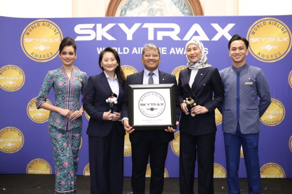 Malaysia Airlines named Best Airline Staff in Asia; Cabin Crew ranked third in the world at 2026 Skytrax World Airline Awards: Malaysia Airlines Named Best Airline Staff in Asia; Cabin Crew Ranked Third in the World at the 2026 Skytrax World Airline Awards (1)
