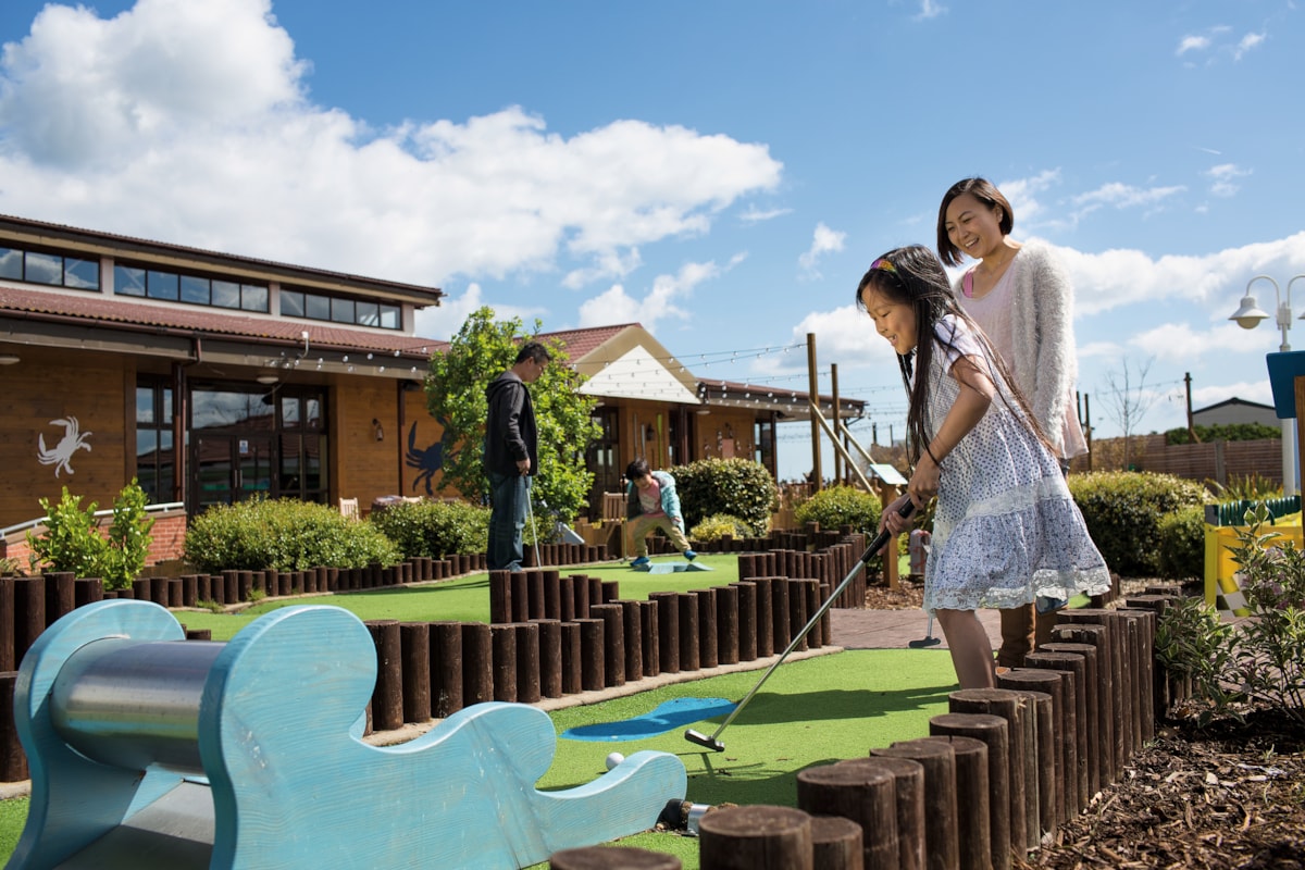 Adventure golf at Seashore