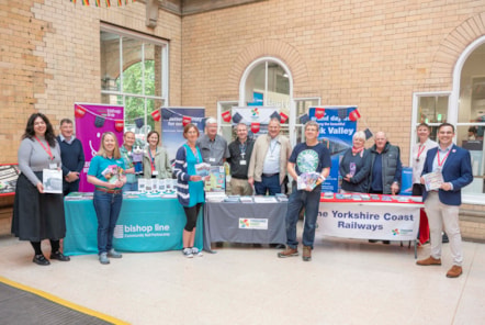 LNER and Community Rail Colleagues at York station 2