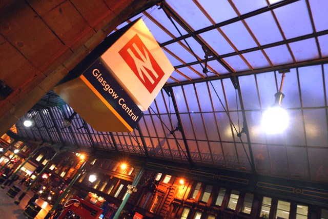 PHOTOCALL: BOOK LAUNCH "CENTRAL TO GLASGOW": Glasgow Central Station