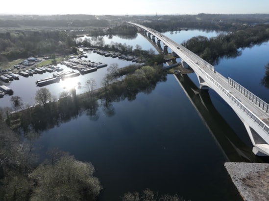 Aerial view of Colne Valley viaduct (March 2025) 00004