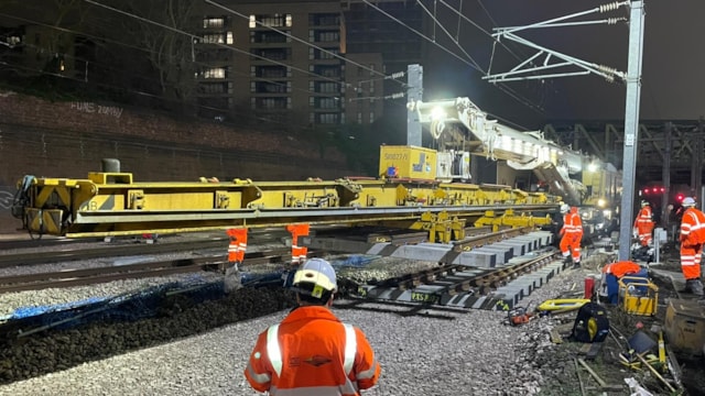 Network Rail completes festive engineering work in the Thames Valley: Old Oak Common Dec 2024 A