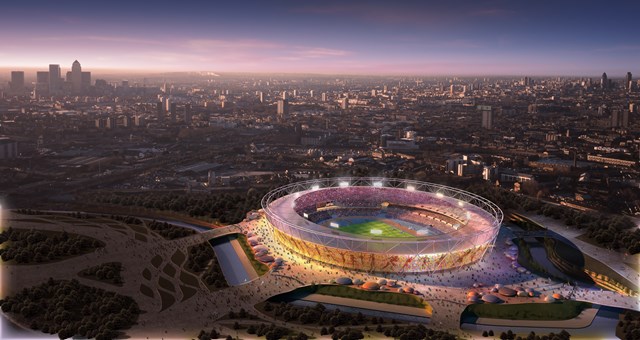 Olympic stadium: The Olympic stadium in Stratford, east London