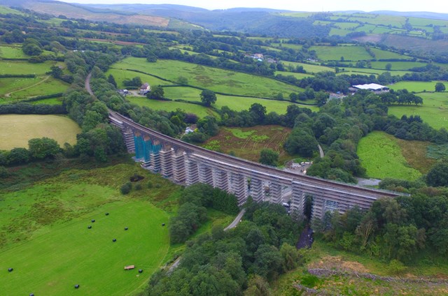 The impressive Cynghordy Viaduct