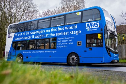 NHS Bus-ting Cancer Bus