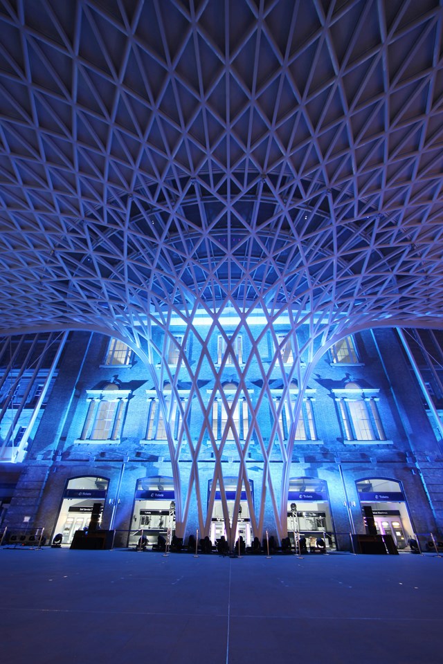 King's Cross western concourse: Network Rail will today announce the completion of the new western concourse, the most spectacular part of the five-year programme to restore and improve King’s Cross station. More than 45m passengers a year - travelling through London and to and from destinations as far afield as Newcastle, Edinburgh and York - will benefit from a raft of improvements when it opens to the public on Monday (19th March). The new concourse opens to the public on Monday 19 March 2012.