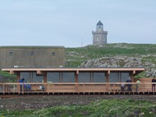 Isle of May visitor centre: Free use, copyright Scottish Natural Heritage (SNH).