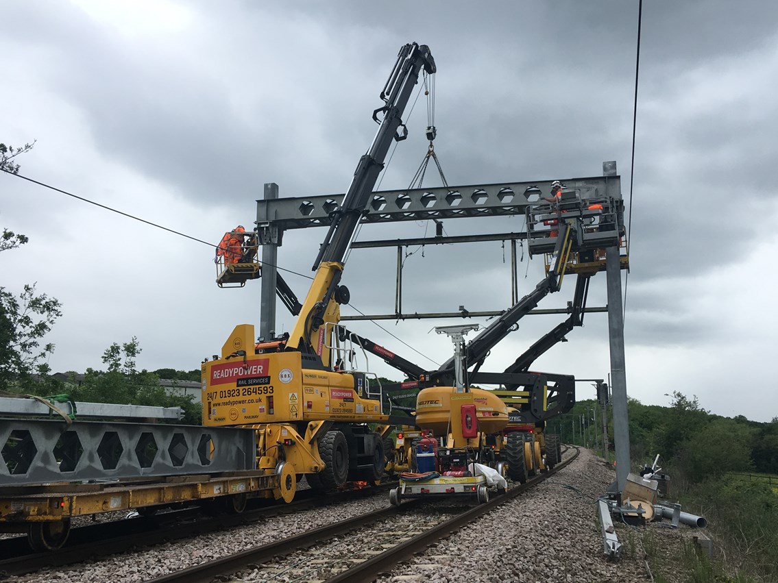 Rail services resume as major upgrade from Southend Victoria to Wickford successfully completed: Southend works May 2019 3