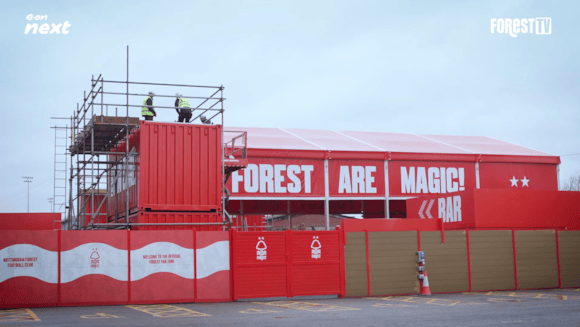 view of NFFC fanzone