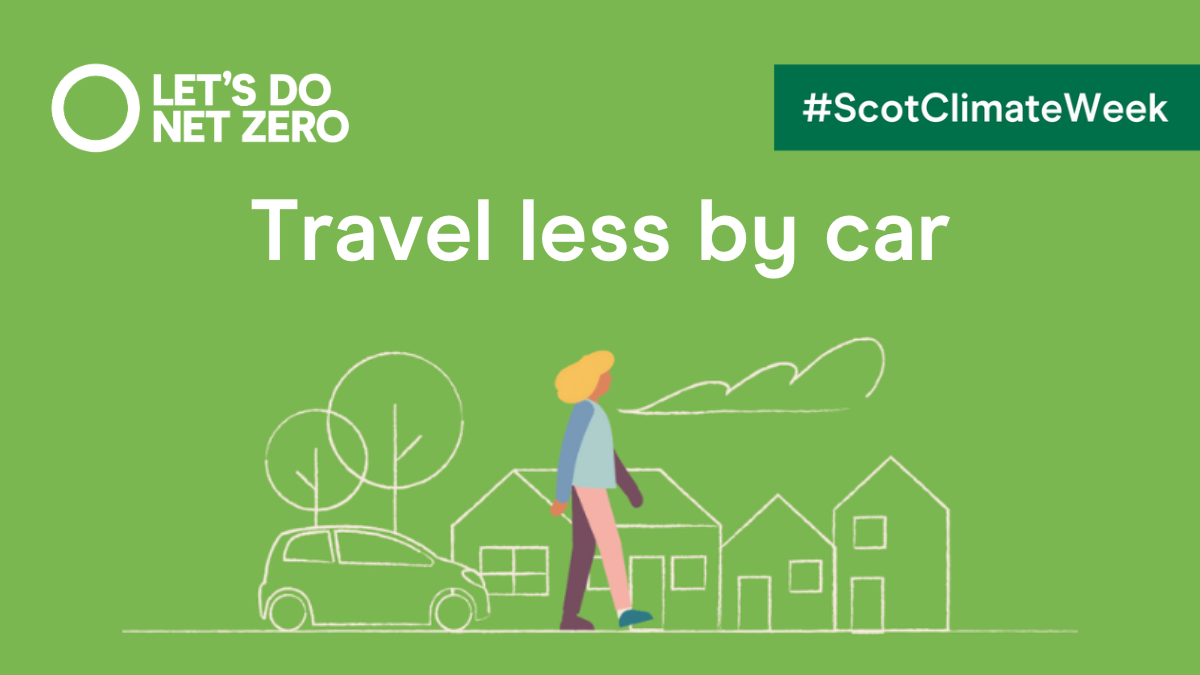 Social asset - Travel less by car - 1200x675 - Climate Week