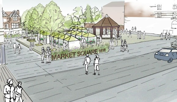 TfL Image - Enfield Market Square