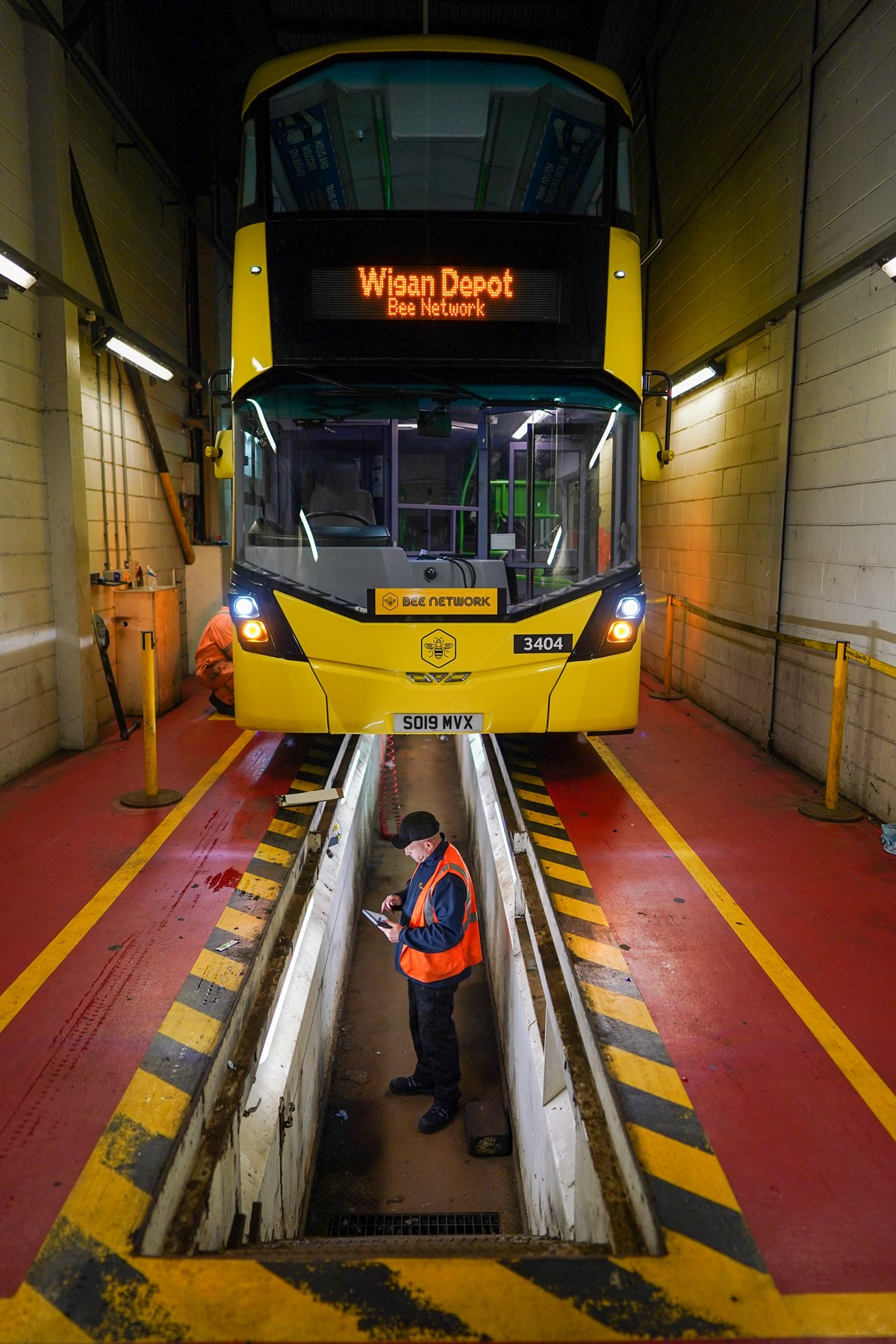 Staff at Go North West, part of The Go-Ahead Group, worked overnight to launch the first of Manchester's franchised Bee Network buses on Sunday morning, from depots in Bolton and Wigan.