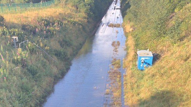 Rail workers battle effects of Storm Lilian to keep passengers on the move: Cumbria - flooding