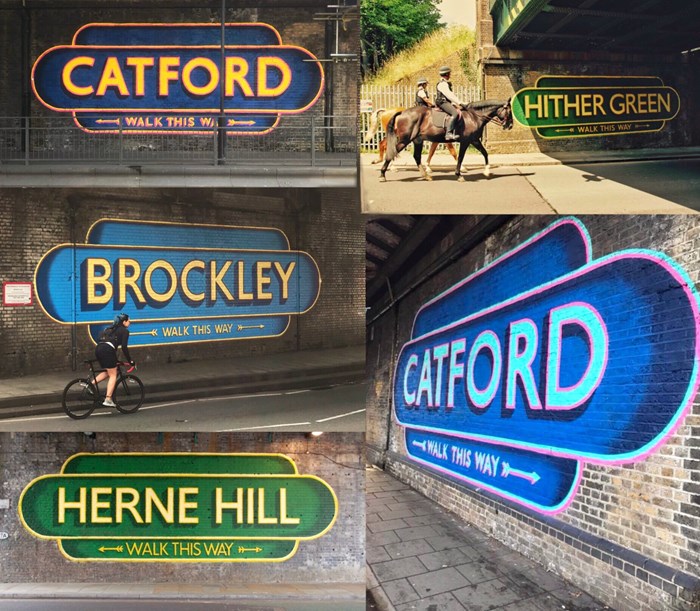 Sign montage