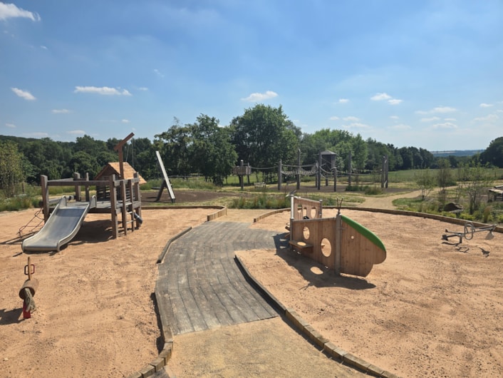 Temple Newsam golf club playground: Alongside the new bike park, visitors can also enjoy a brand new adventure playground offering a toddler sandpit, an adventure trail and a climbing forest.