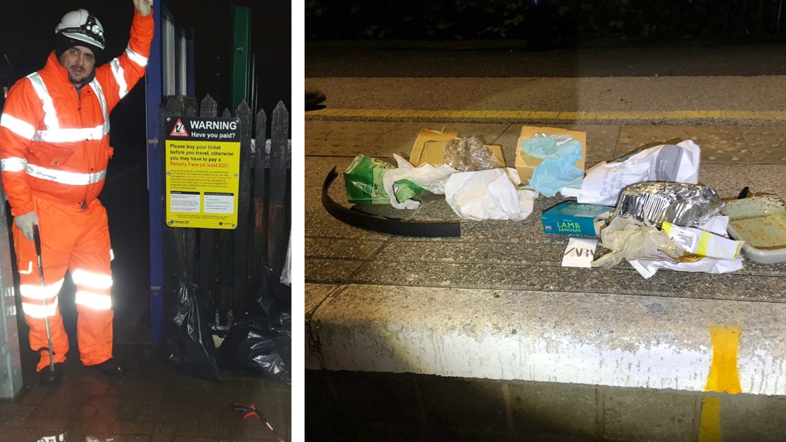 Summer staycation rail routes cleared from litter blight: Summer staycation litter pick