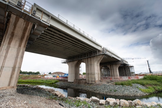River Cole realignment under the M42 Coleshill South viaduct (2)