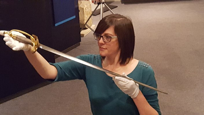 Sword of real life Sharpe goes on display in Leeds: 20161017-113821.jpg