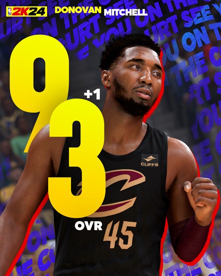 NBA 2K24 Valoración 1 Donovan Mitchell