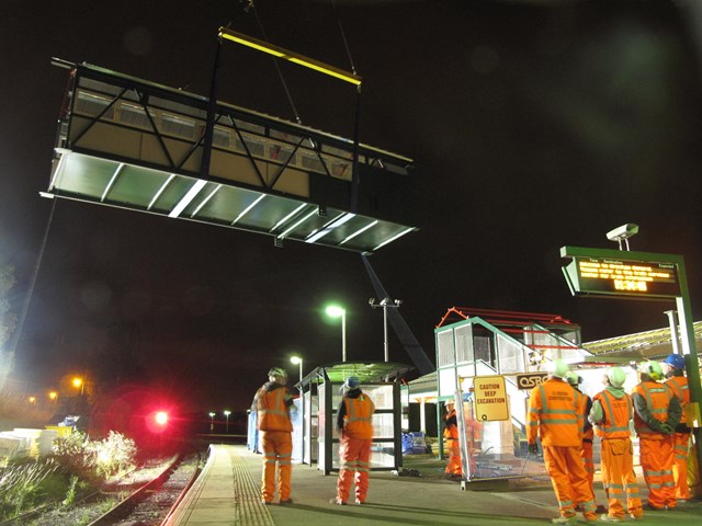 Wrexham General access improvements: A 12-tonne footbridge to improve accessibility at Wrexham General has been lifted in to place marking a new milestone for the station improvement programme.