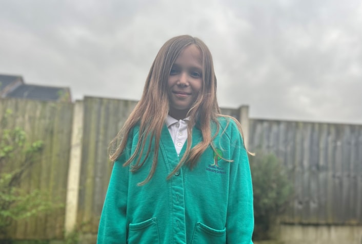 Lyla Bell - Child Friendly Leeds Awards 2024: Lyla, 10, is among the shortlisted nominees for the Child Friendly Leeds Awards 2024