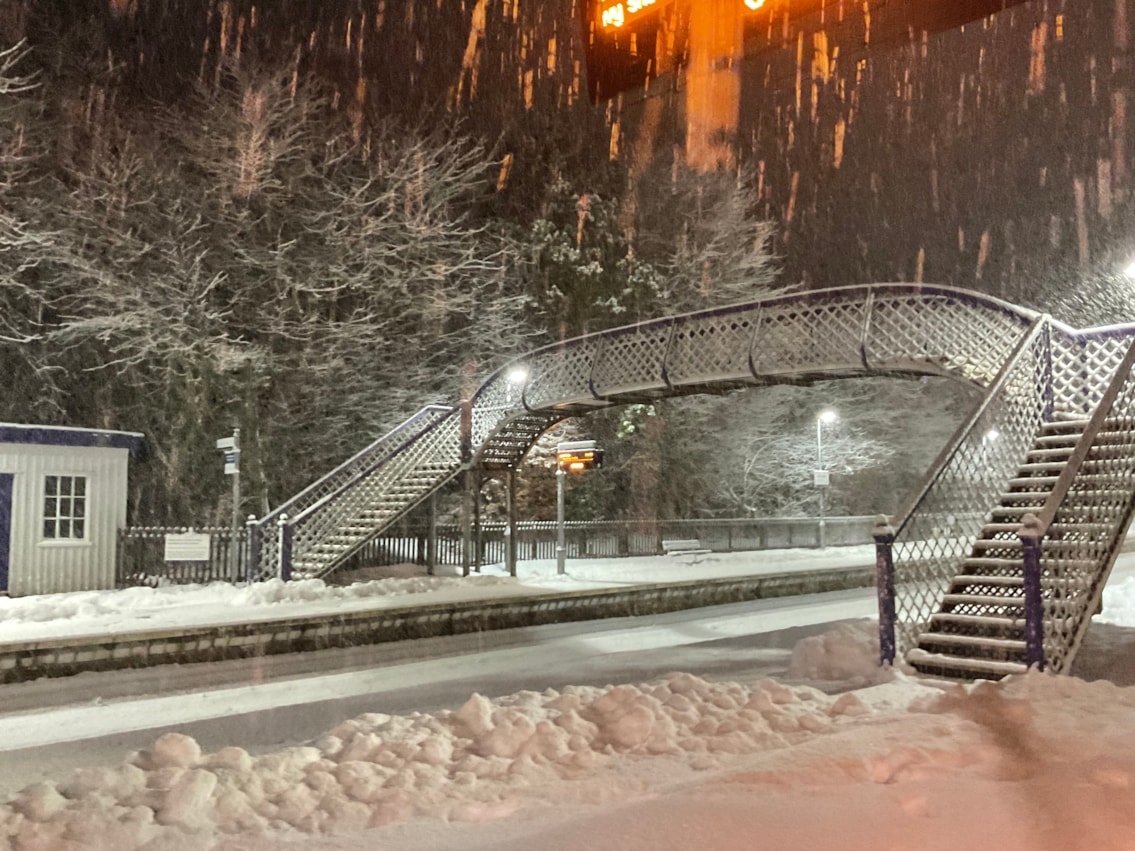 Far North Line Helmsdale, AM 6 Jan