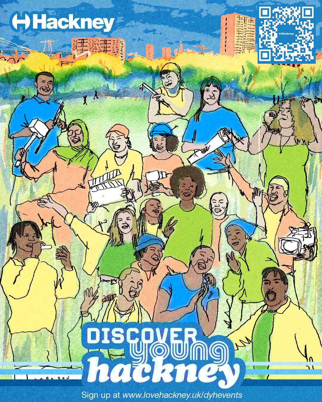 Discover Young Hackney poster 2025
