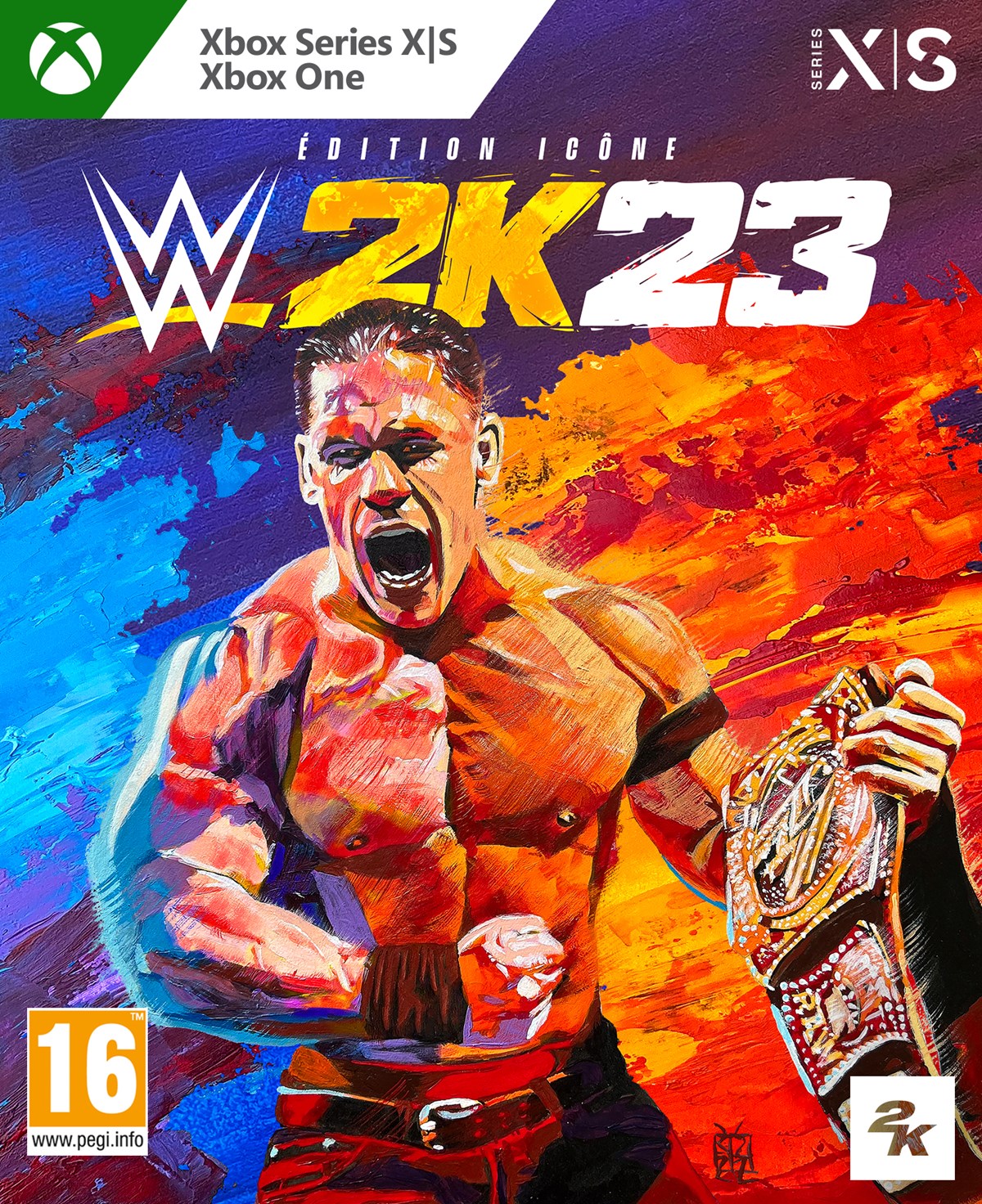 2K WWE 2K23 Packaging Édition Icône Xbox One Xbox Series XIS FR (A plat)