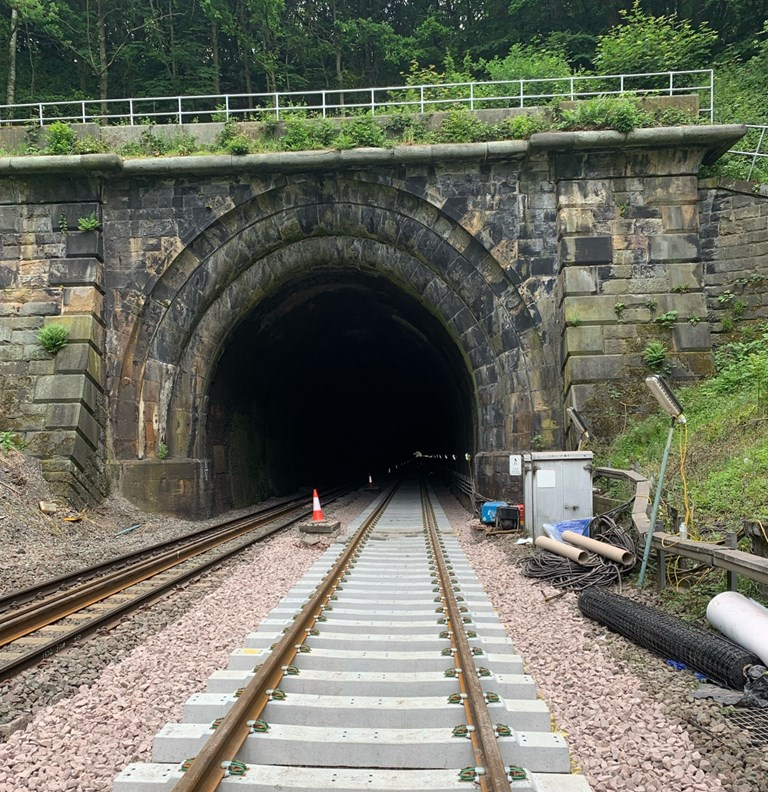 Major track upgrades at Clay Cross and Milford tunnels 2