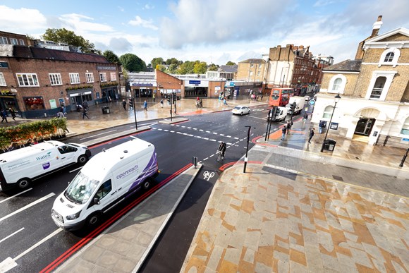 TfL Image - Highbury Corner post works-2